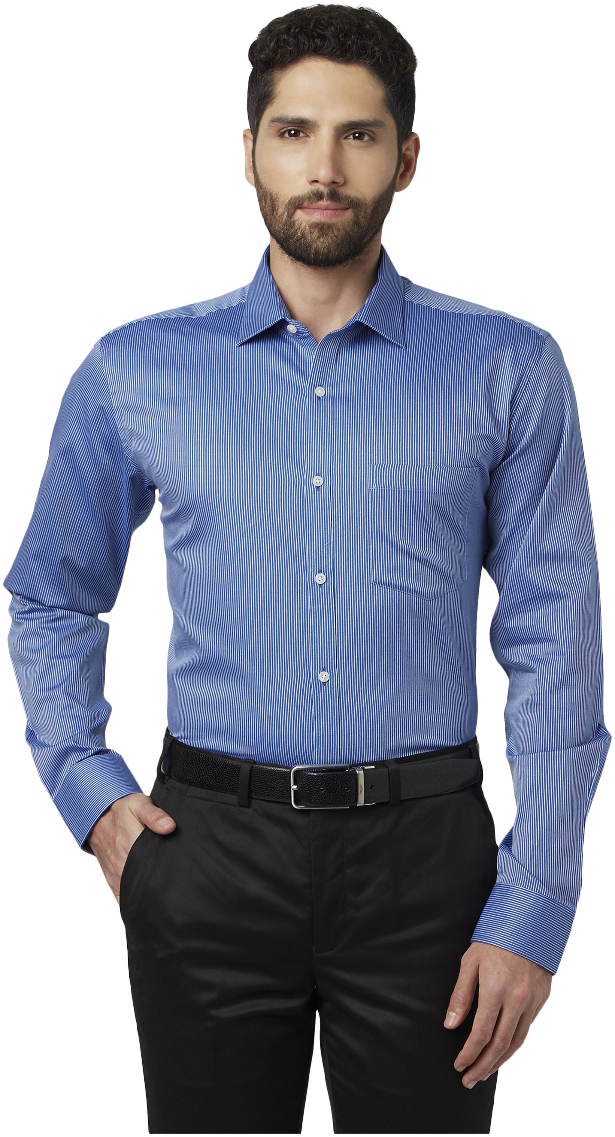 

Park Avenue Men Slim fit Formal Shirt - Blue