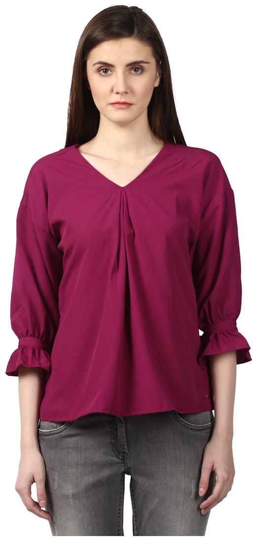 

Park Avenue Women Printed A-line top - Pink