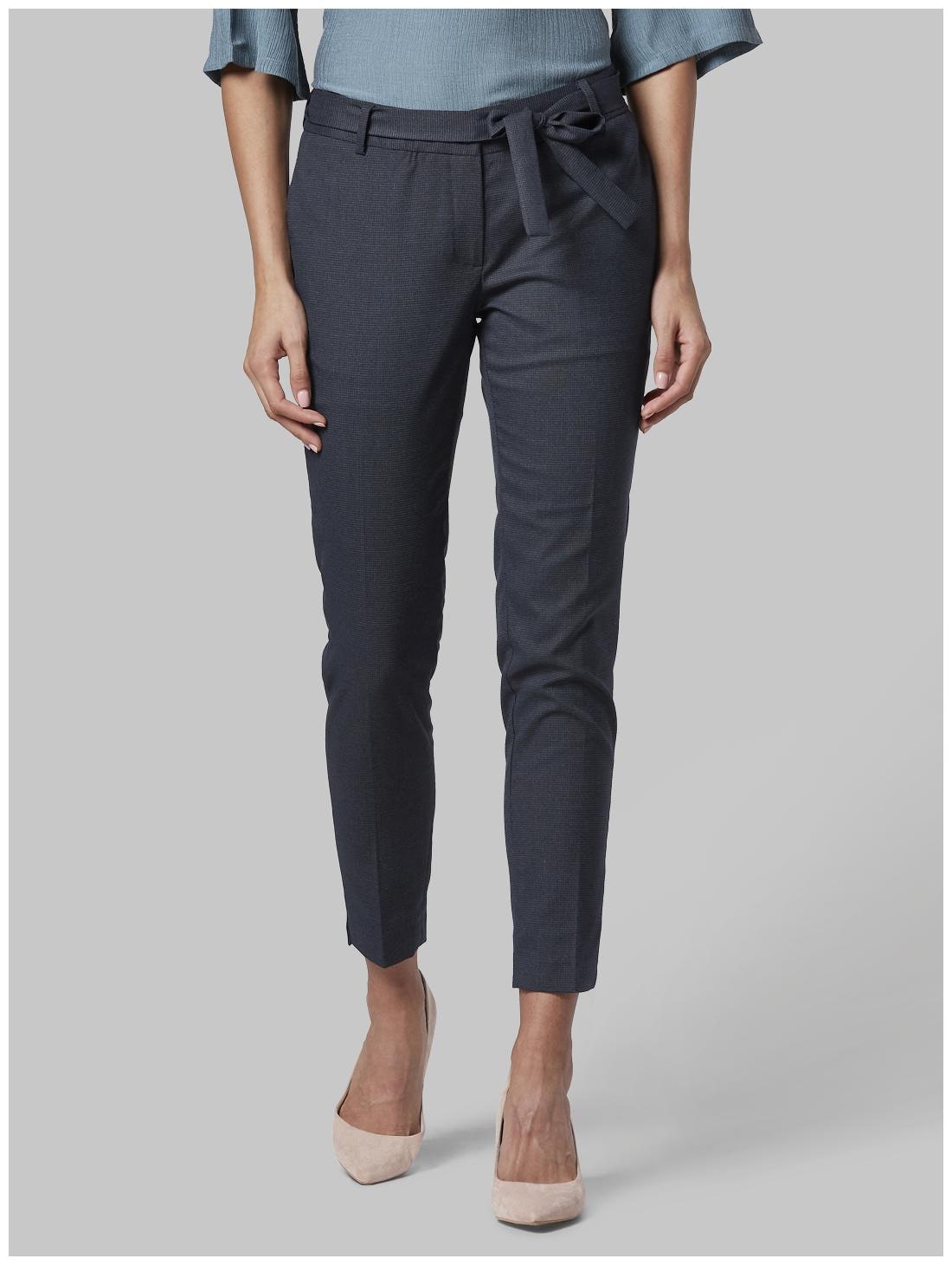 

Park Avenue Women Blue Regular fit Regular trousers