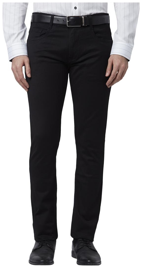 

Park Avenue Men Black Regular Fit Jeans