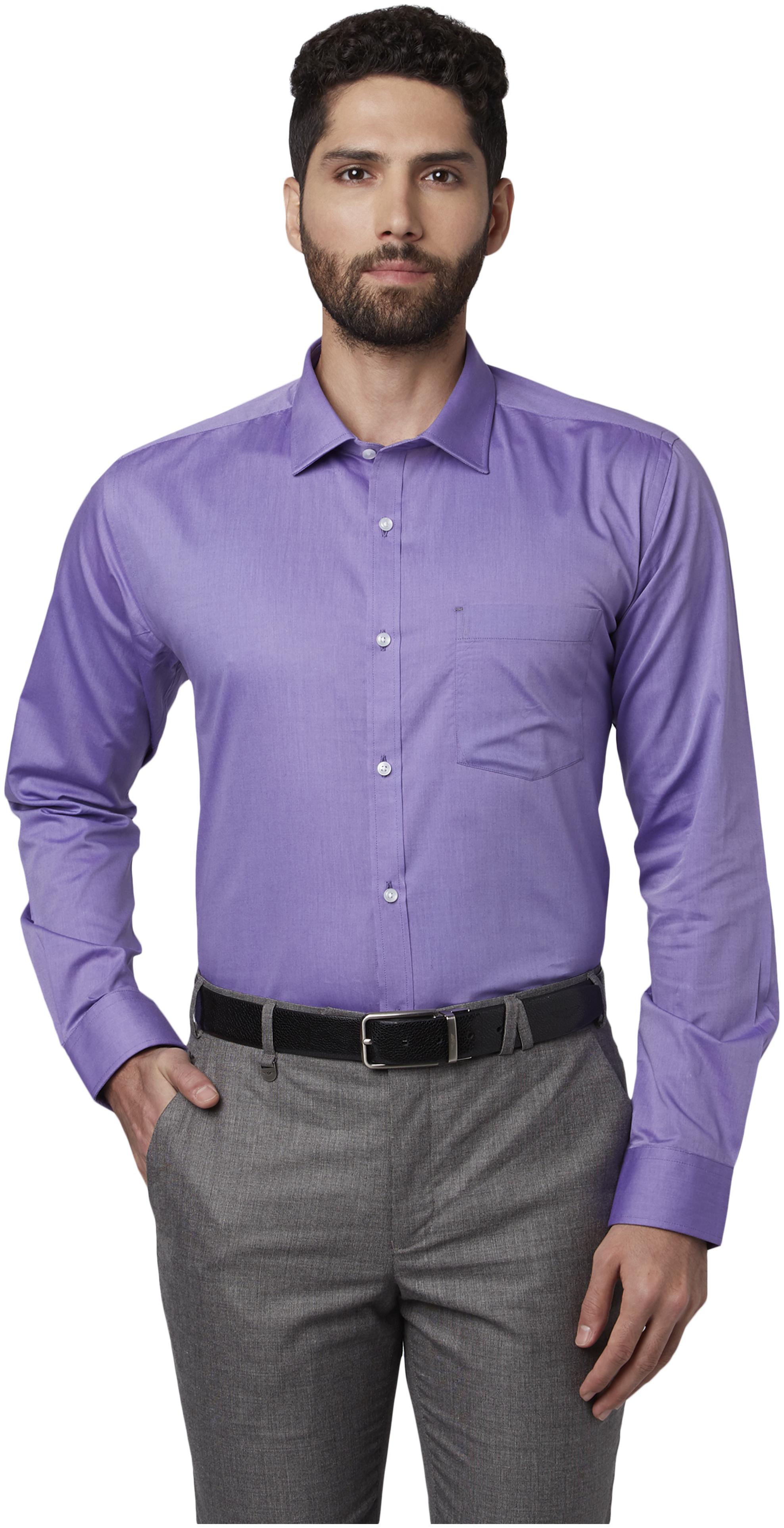 

Park Avenue Men Slim fit Formal Shirt - Purple