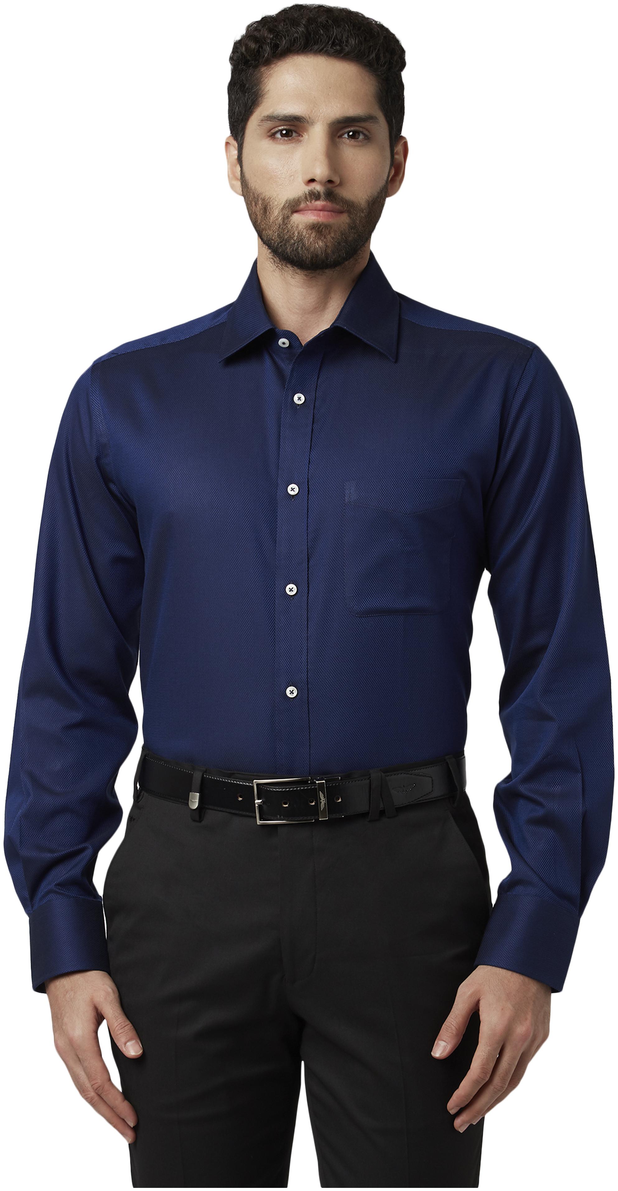 

Park Avenue Men Regular fit Formal Shirt - Blue