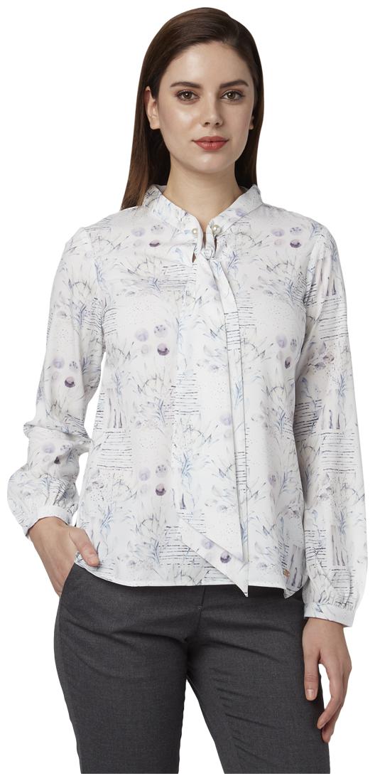 

Park Avenue Women Printed Regular top - White