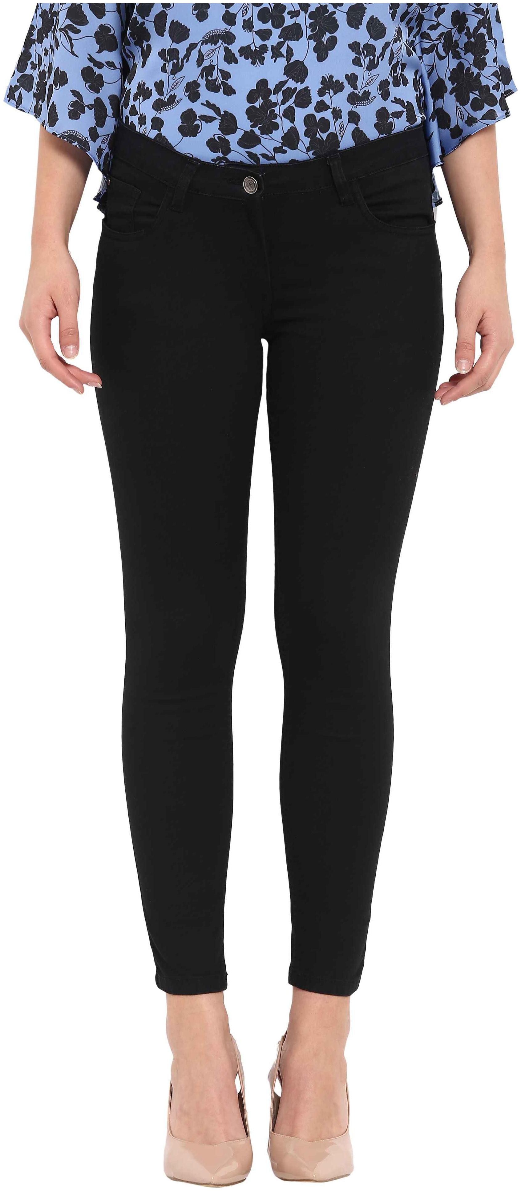 

Park Avenue Women Black Slim fit Jeans