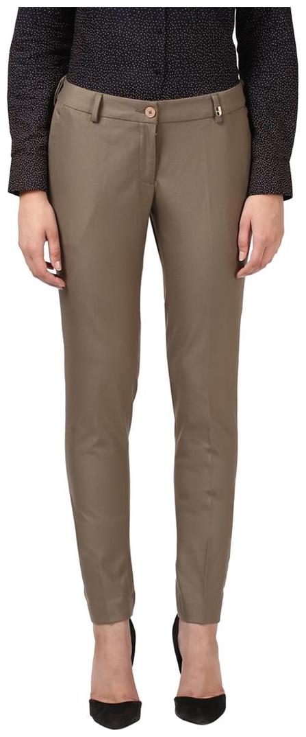 

Park Avenue Women Brown Regular fit Regular trousers