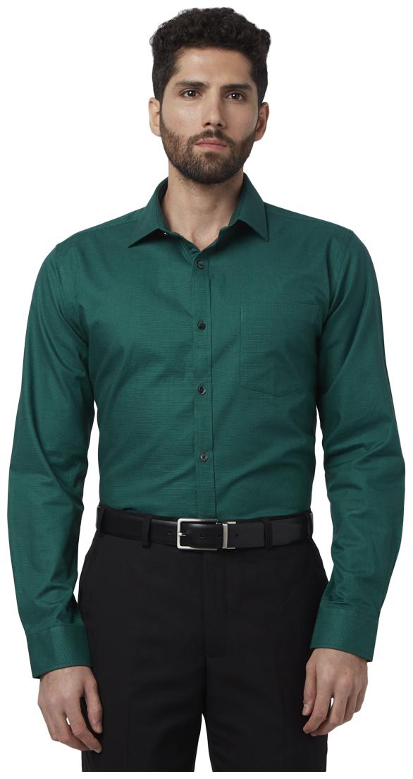 

Park Avenue Men Slim fit Formal Shirt - Green