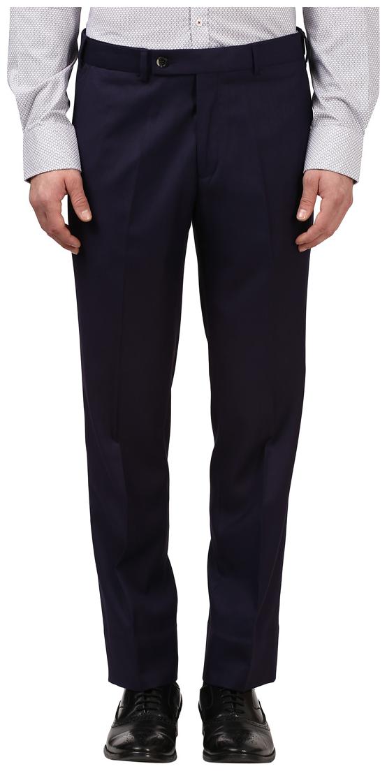 

Park Avenue Men Solid Regular Fit Formal Trouser - Blue