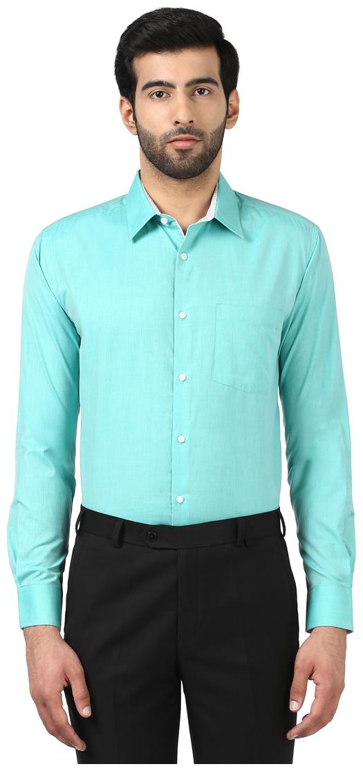 

Park Avenue Men Slim fit Formal Shirt - Turquoise
