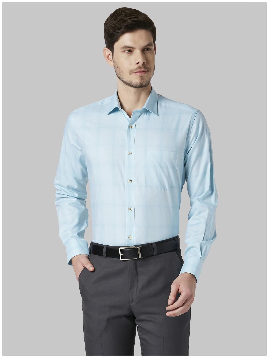 

Park Avenue Men Regular fit Formal Shirt - Green