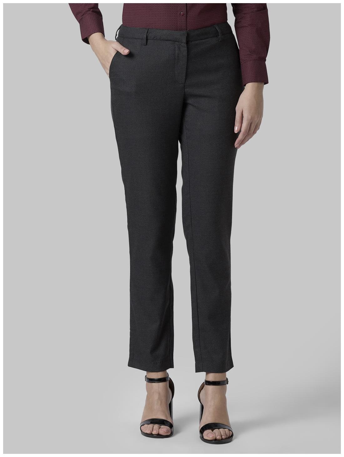 

Park Avenue Women Grey Regular fit Regular trousers