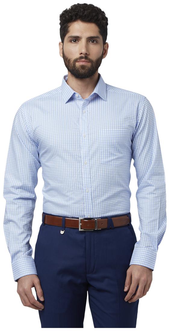 

Park Avenue Men Slim fit Formal Shirt - Blue