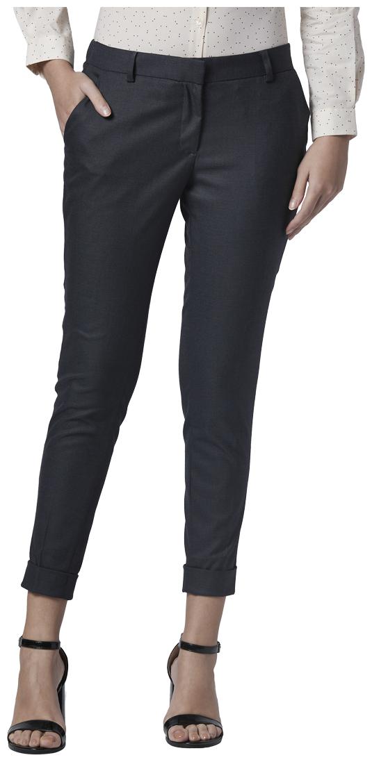 

Park Avenue Women Blue Regular fit Regular pants