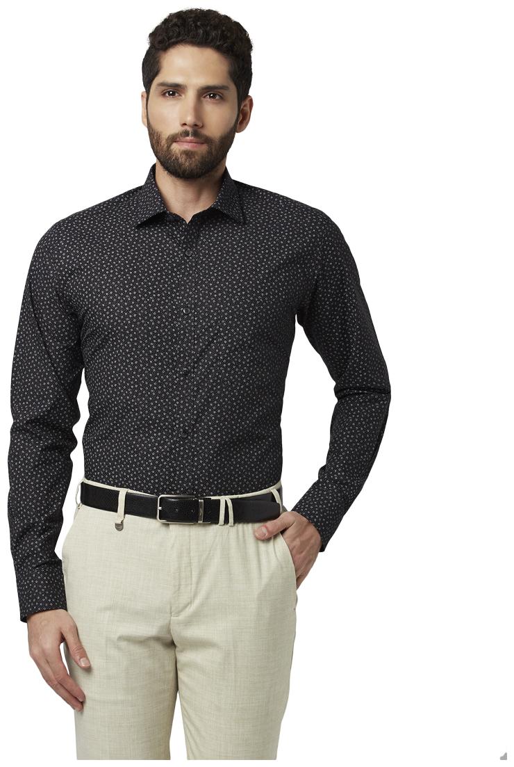 

Park Avenue Men Slim fit Formal Shirt - Black