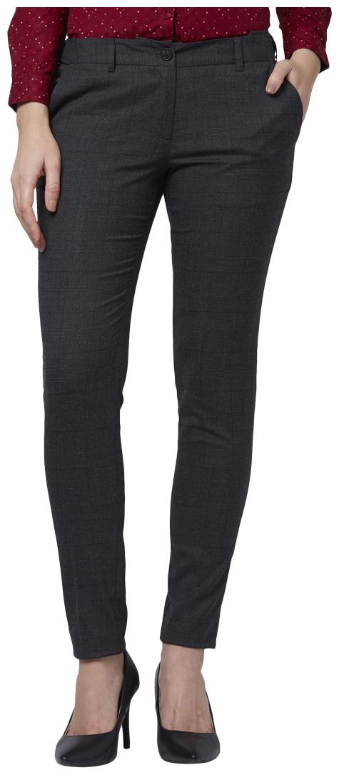 

Park Avenue Women Grey Regular fit Regular trousers