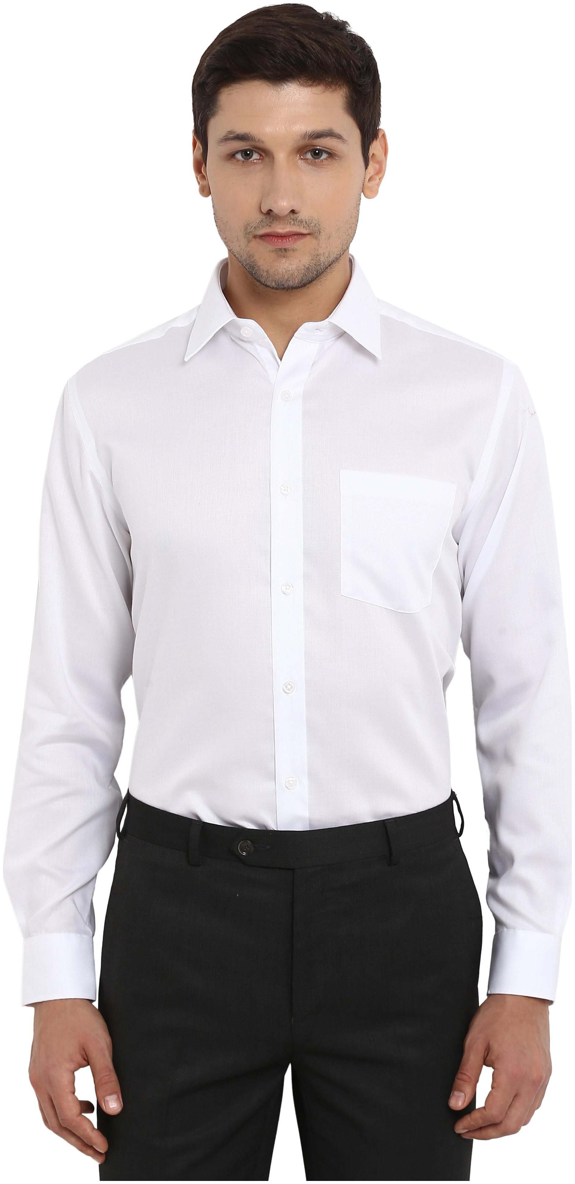 

Park Avenue Men Regular fit Formal Shirt - White