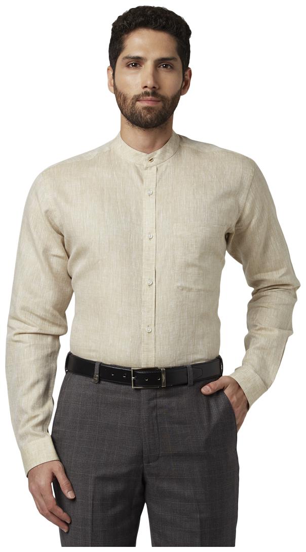 

Park Avenue Men Slim fit Formal Shirt - Gold