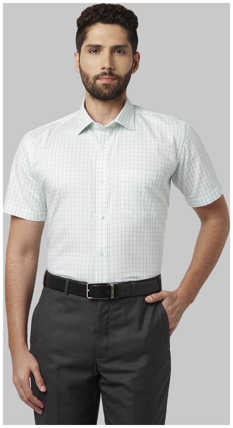 

Park Avenue Men Regular fit Formal Shirt - Turquoise