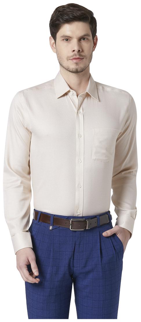 

Park Avenue Men Regular fit Formal Shirt - Beige