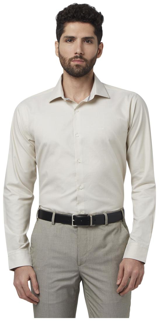 

Park Avenue Men Slim fit Formal Shirt - Beige