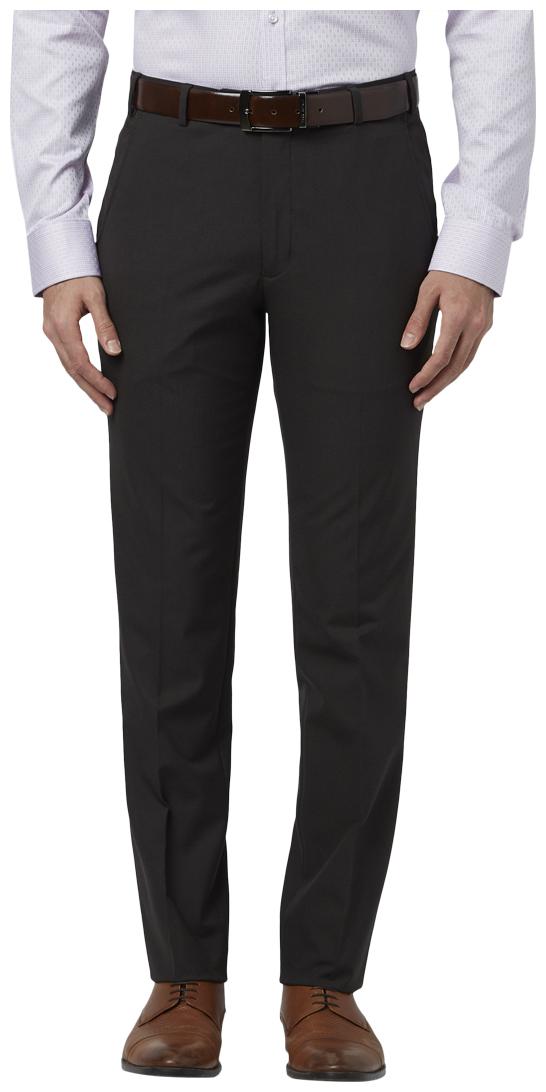

Park Avenue Men Solid Slim Fit Formal Trouser - Grey