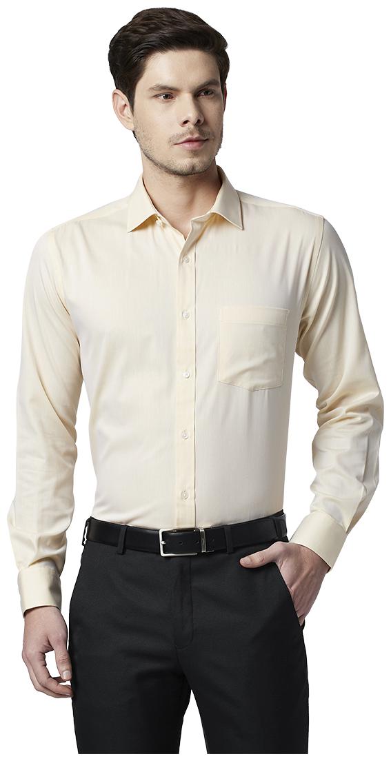 

Park Avenue Men Regular fit Formal Shirt - Yellow