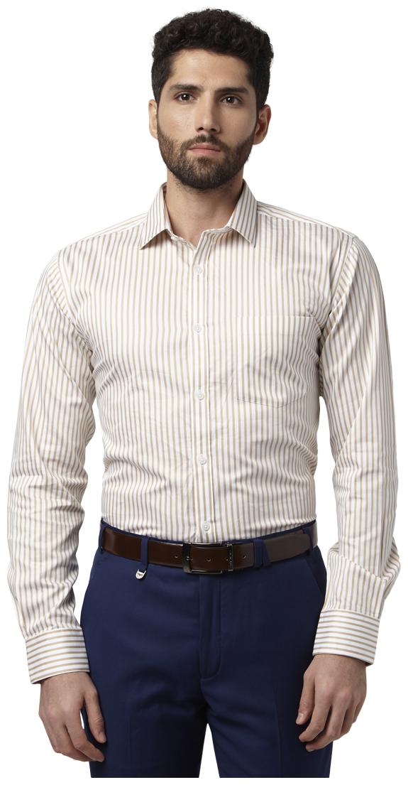 

Park Avenue Men Slim fit Formal Shirt - Beige