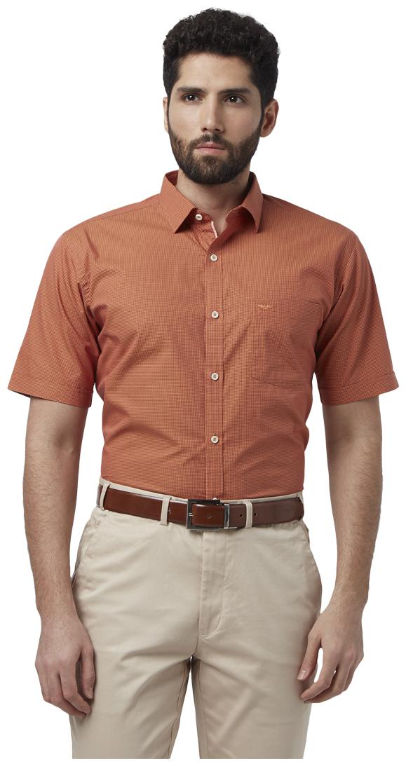 

Park Avenue Men Regular fit Formal Shirt - Orange