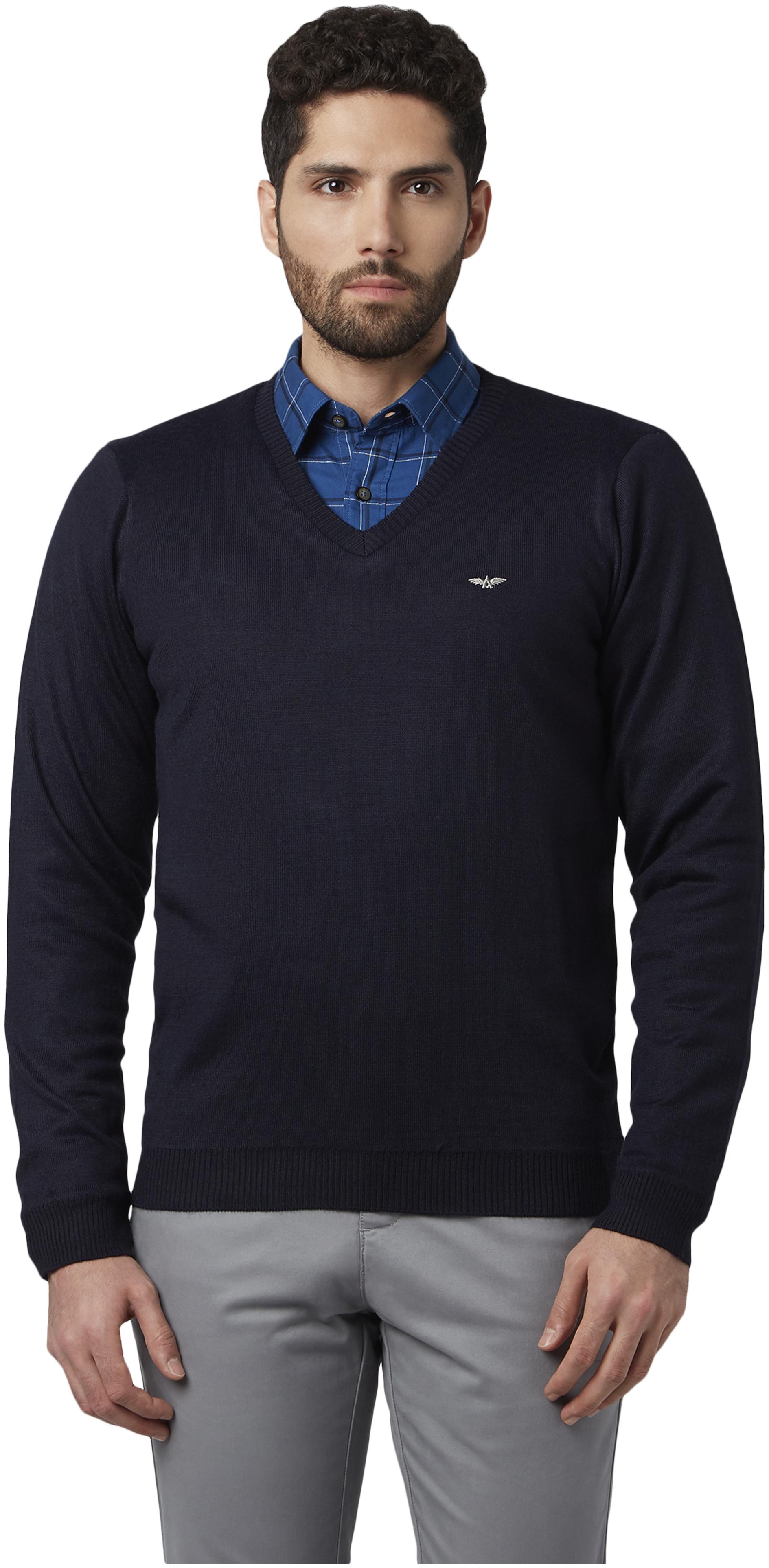 

Park Avenue Men Wool Pullover Blue color