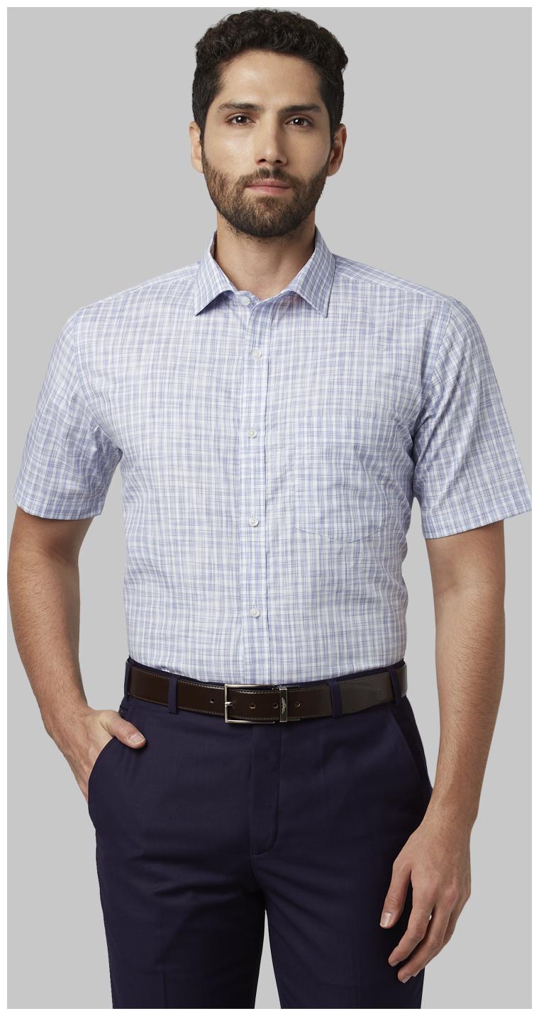 

Park Avenue Men Regular fit Formal Shirt - Blue