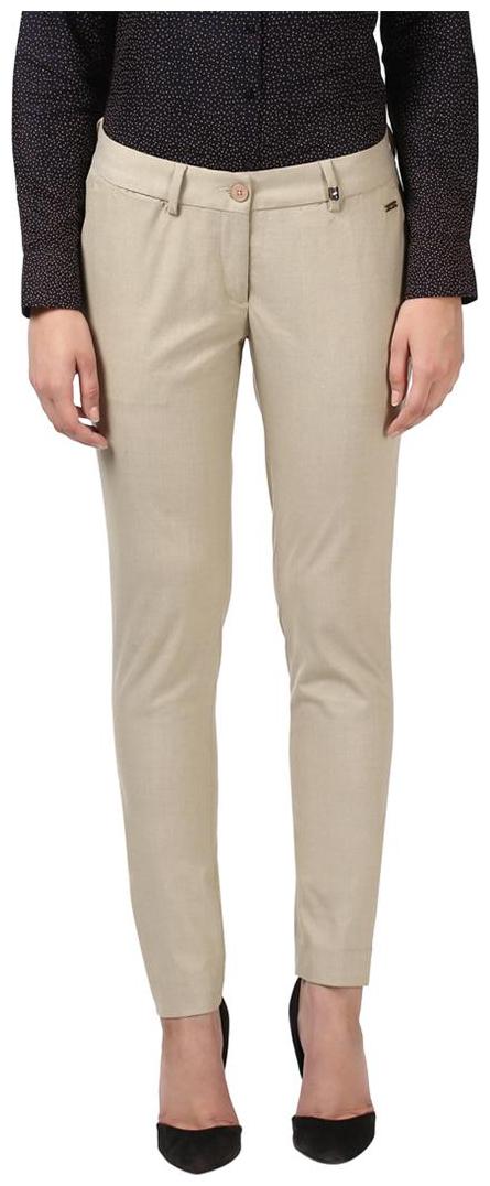 

Park Avenue Women Brown Regular fit Regular trousers
