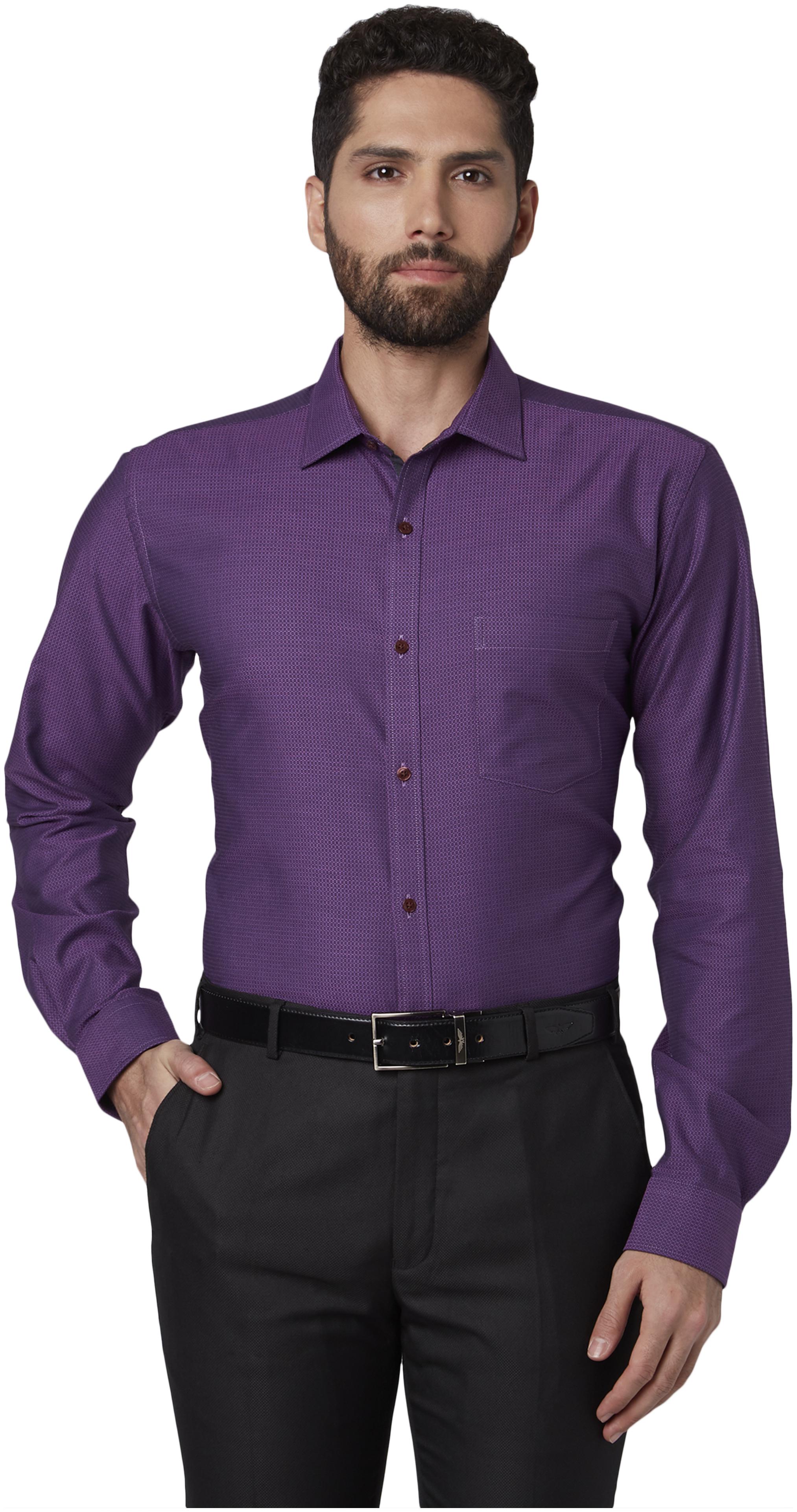 

Park Avenue Men Slim fit Formal Shirt - Purple