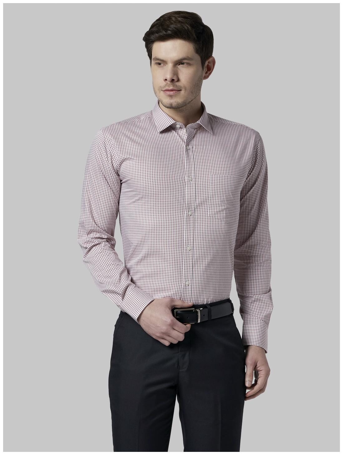 

Park Avenue Men Slim fit Formal Shirt - Red