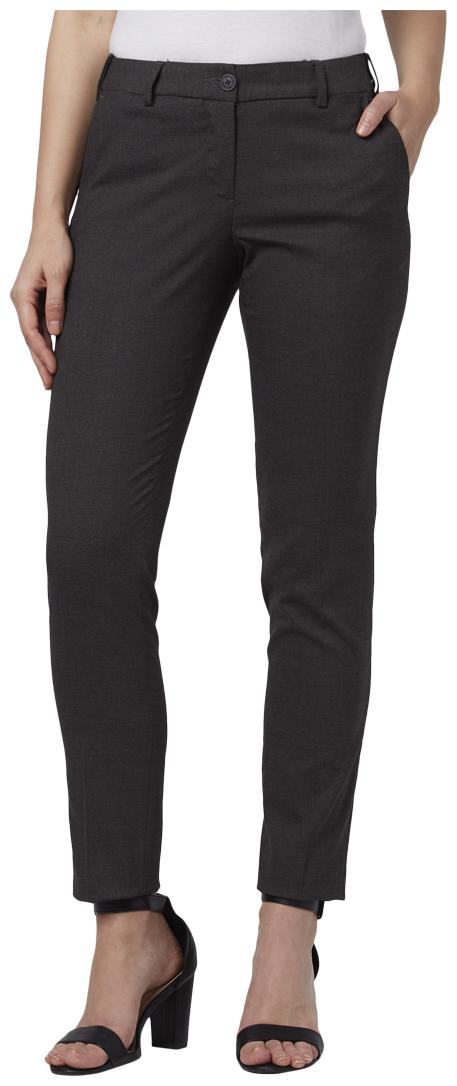 

Park Avenue Women Grey Regular fit Regular trousers