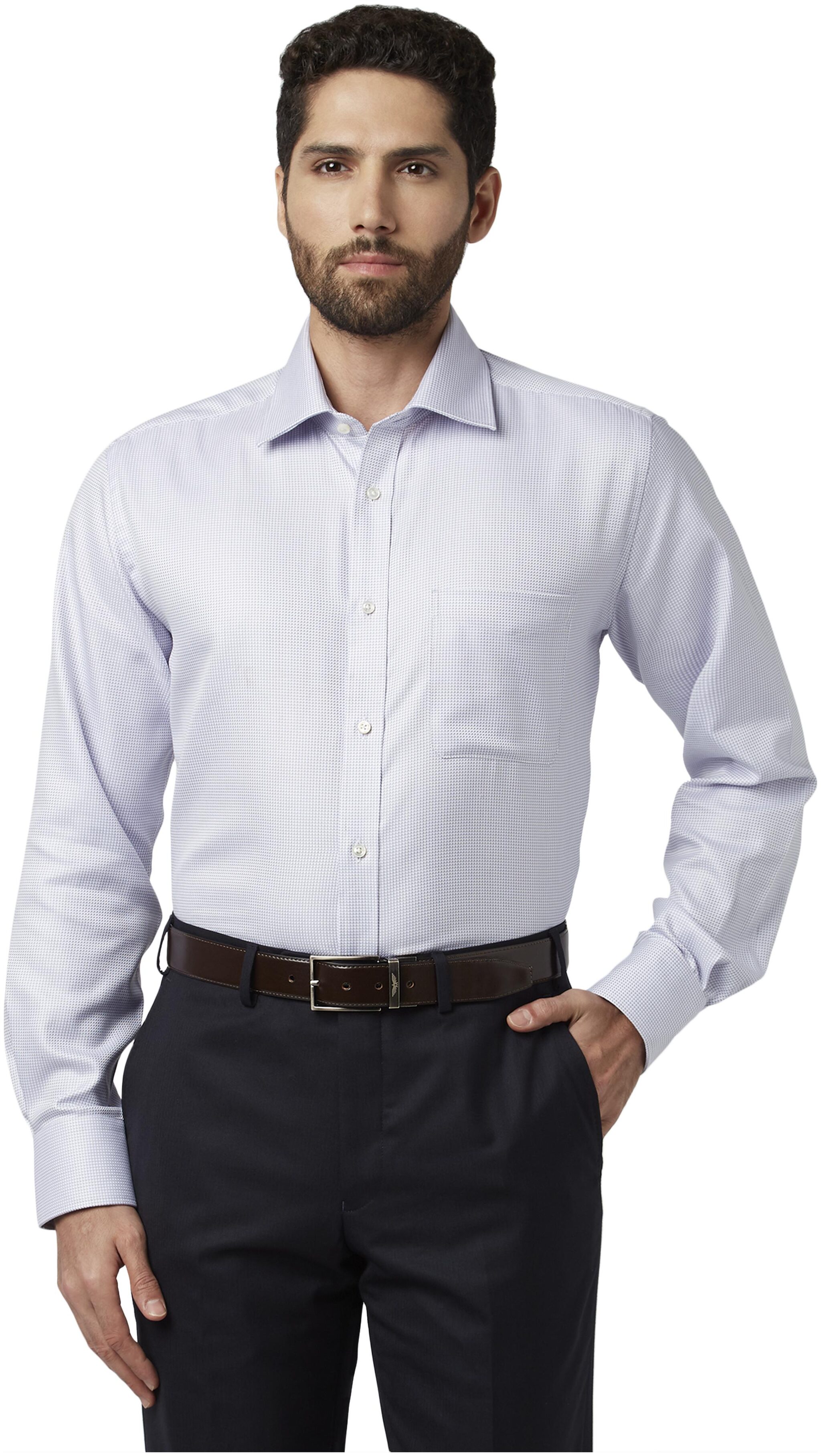 

Park Avenue Men Regular fit Formal Shirt - Purple