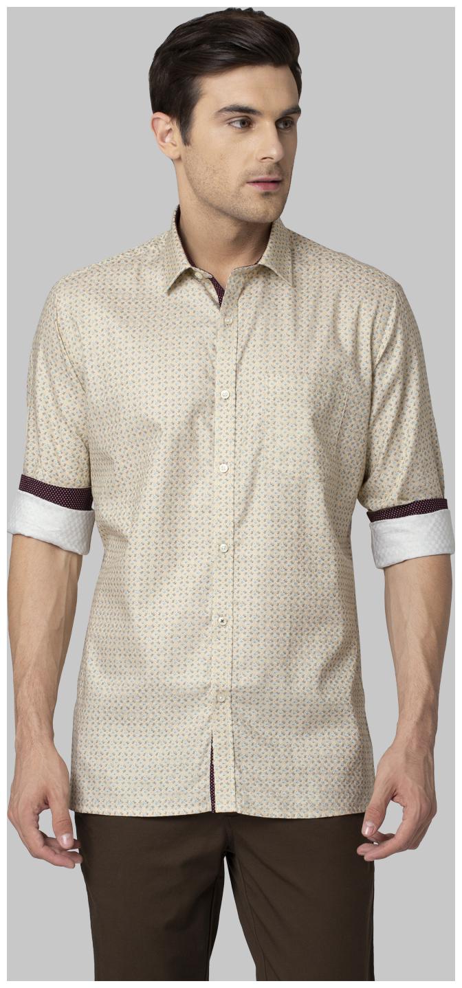 

Park Avenue Men Regular fit Formal Shirt - Beige