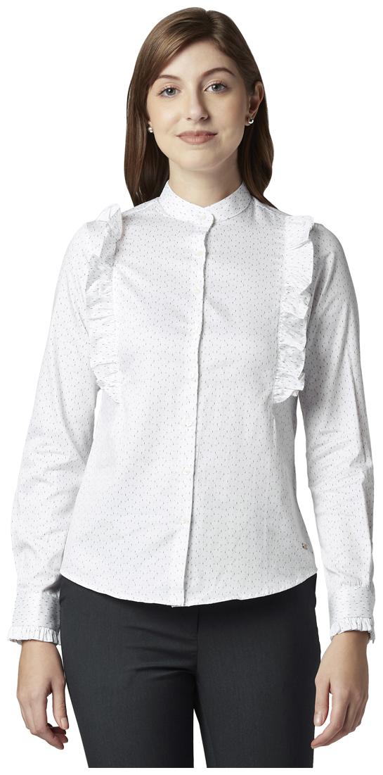 

Park Avenue Women Printed Shirt style - White