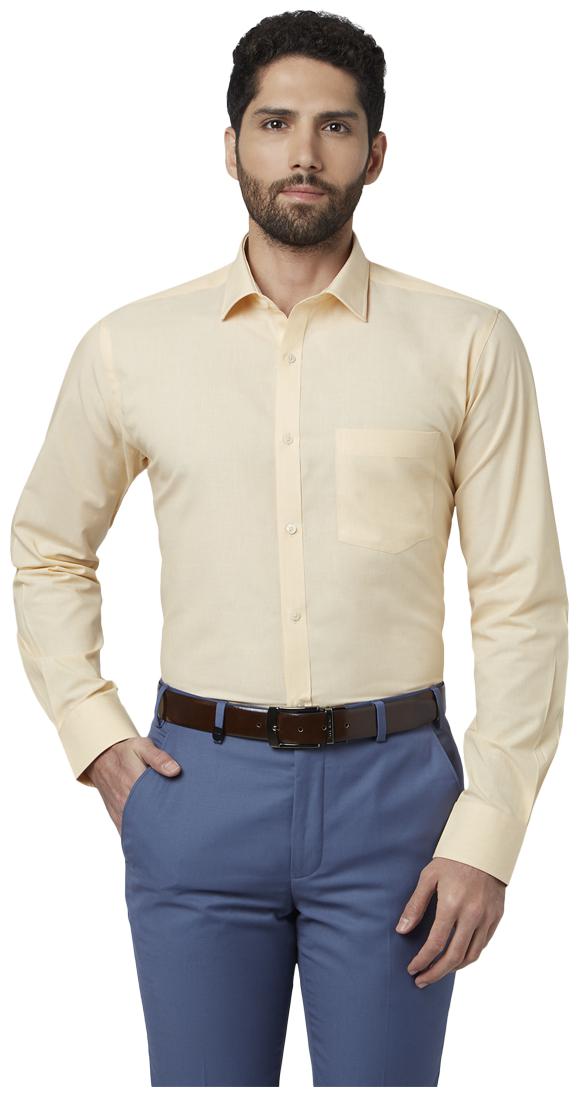 

Park Avenue Men Slim fit Formal Shirt - Yellow