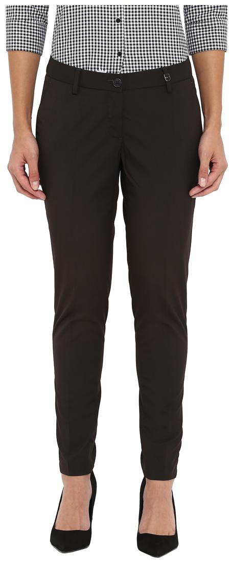 

Park Avenue Women Black Regular fit Regular trousers