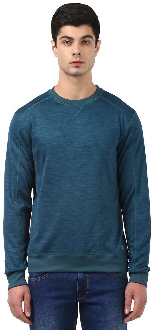 

Park Avenue Blue Slim Fit SweatShirt