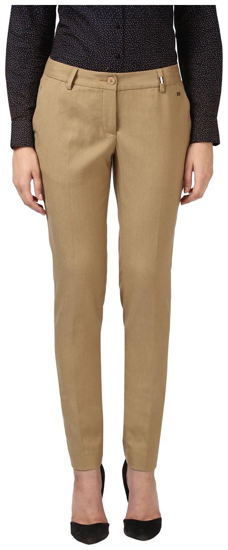 

Park Avenue Women Beige Regular fit Regular trousers