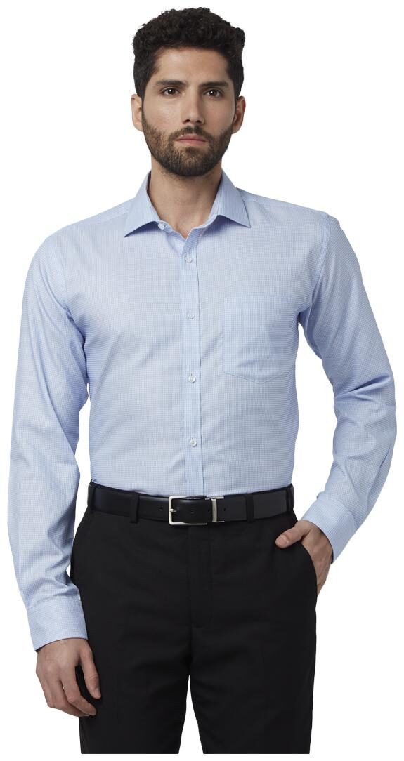 

Park Avenue Men Slim fit Formal Shirt - Blue