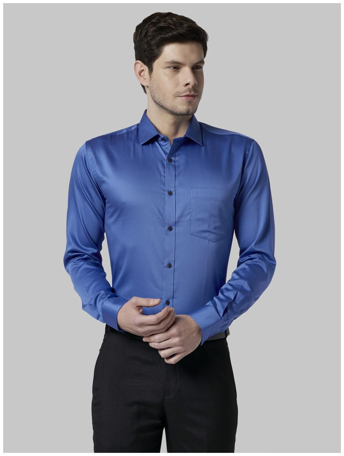 

Park Avenue Men Slim fit Formal Shirt - Blue