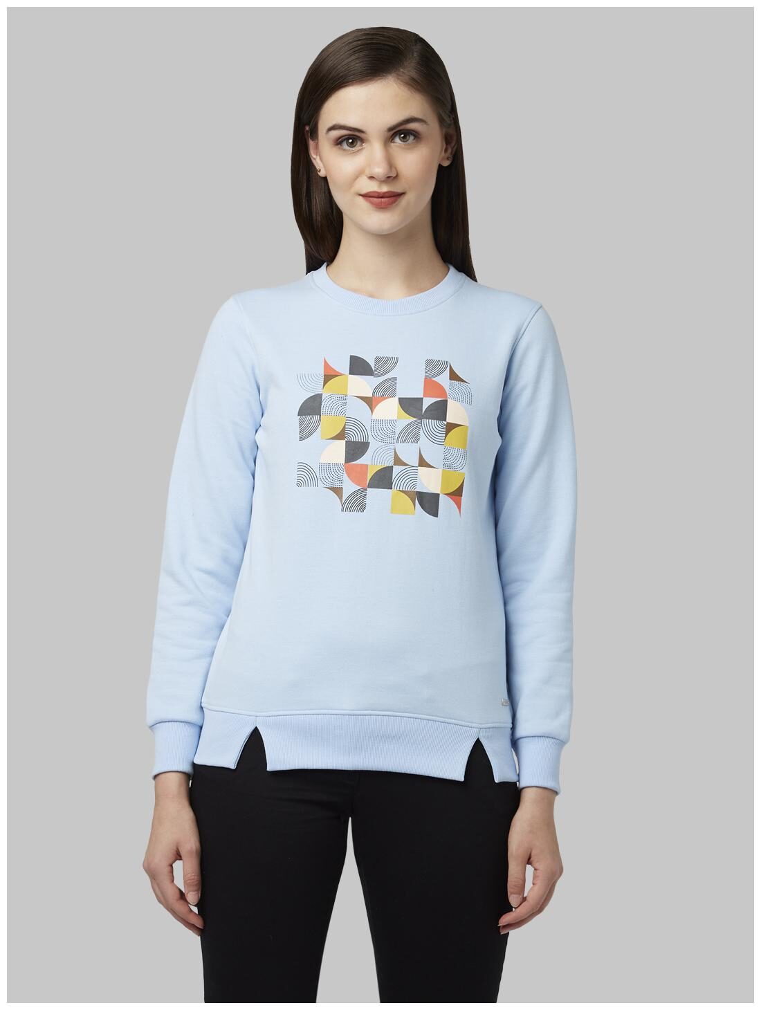 

Park Avenue Women Printed Sweatshirt - Blue