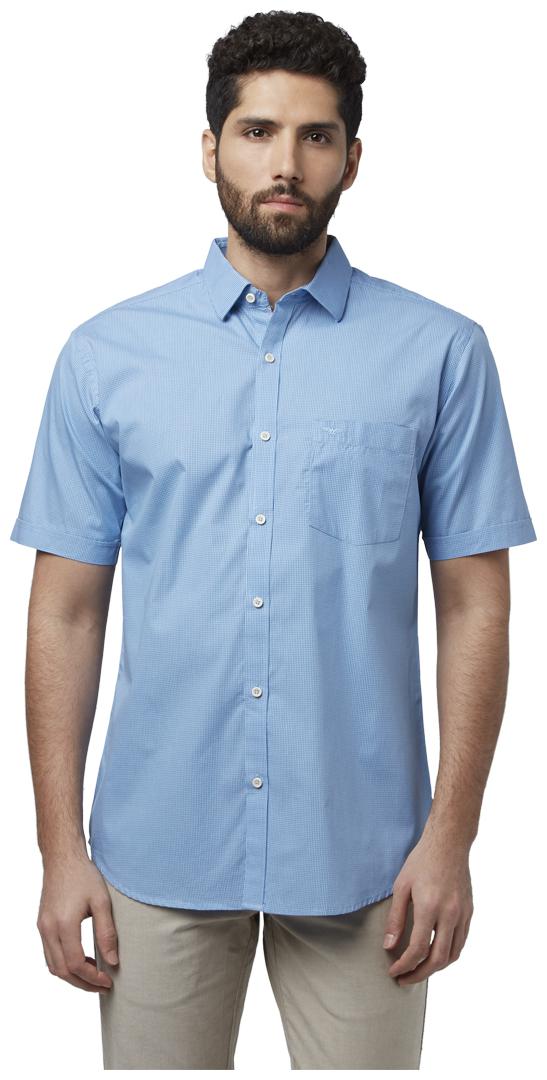 

Park Avenue Men Regular fit Formal Shirt - Blue
