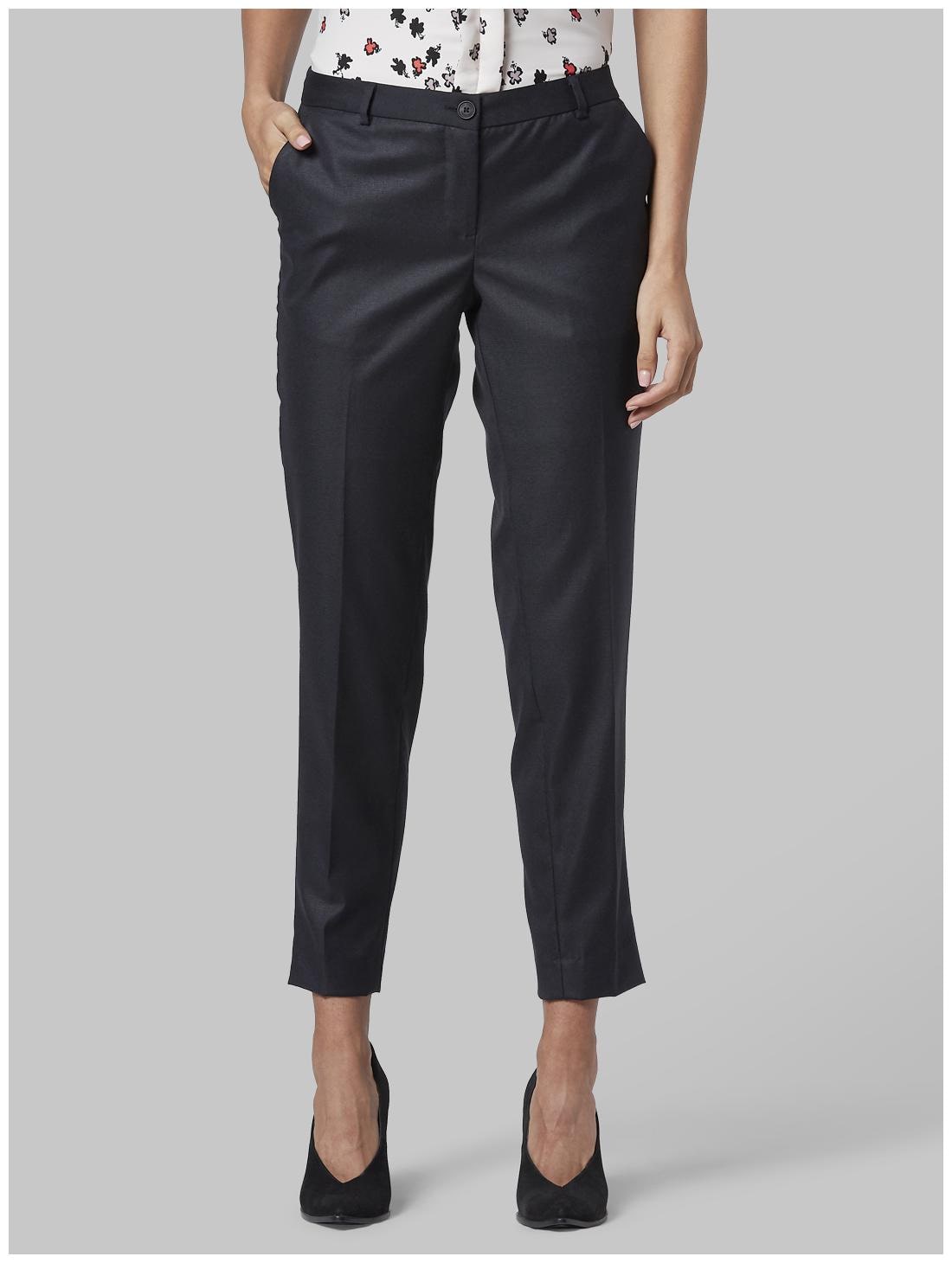 

Park Avenue Women Blue Regular fit Regular trousers