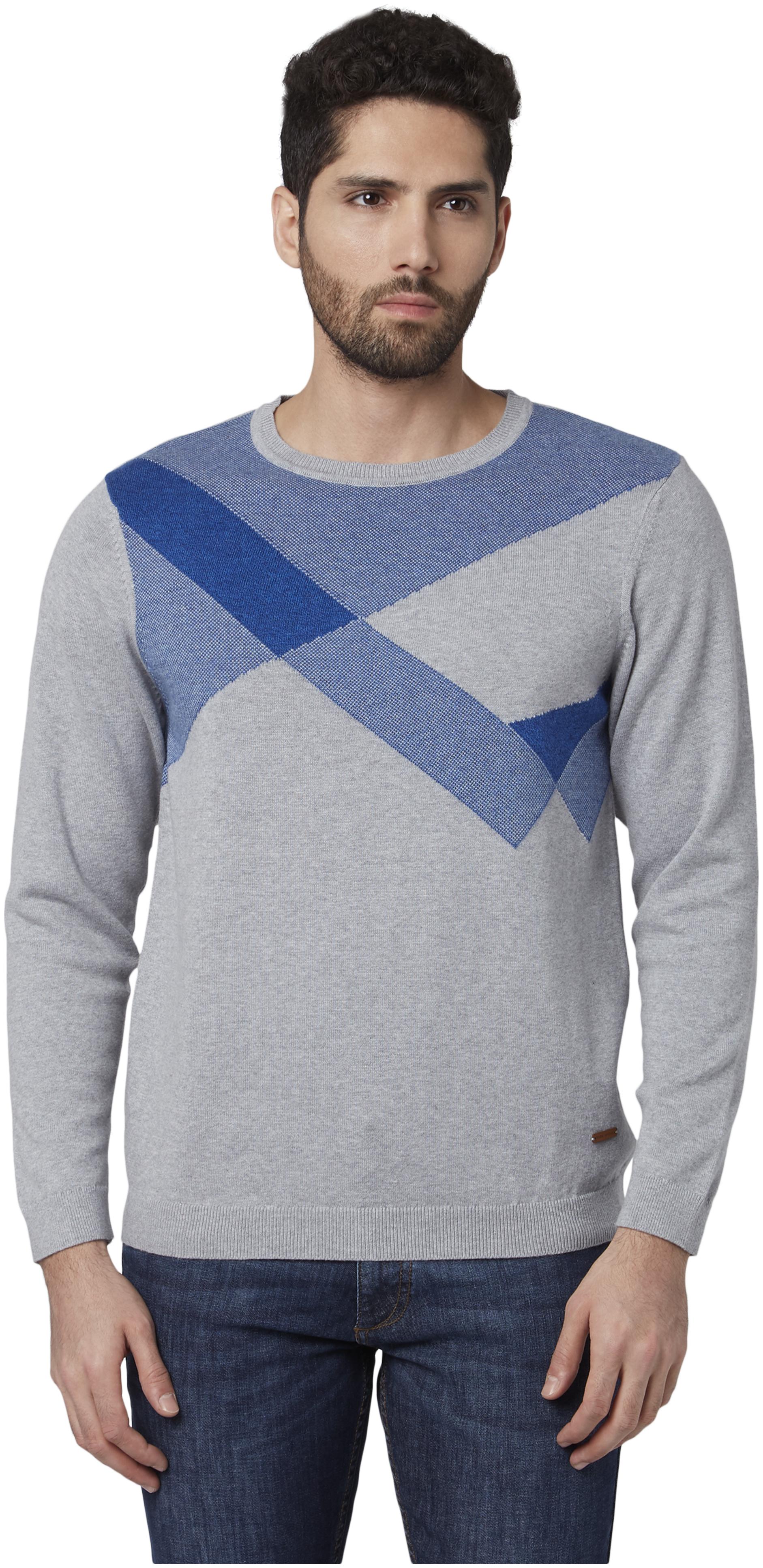 

Park Avenue Men Cotton Pullover Grey color