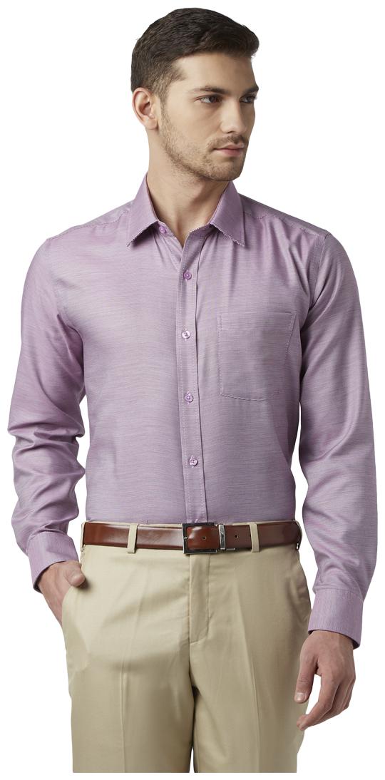 

Park Avenue Men Regular fit Formal Shirt - Purple