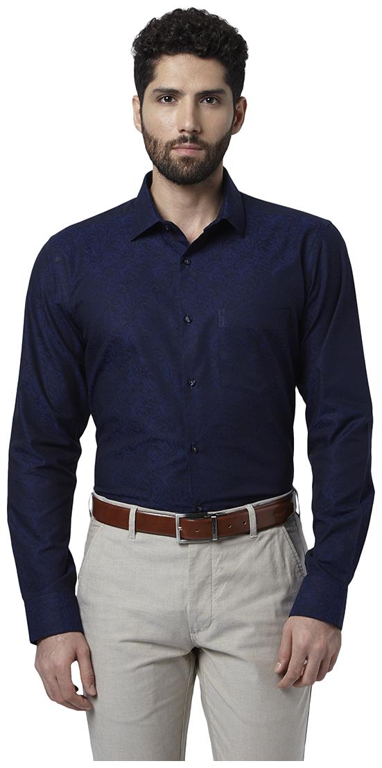 

Park Avenue Men Slim fit Formal Shirt - Blue