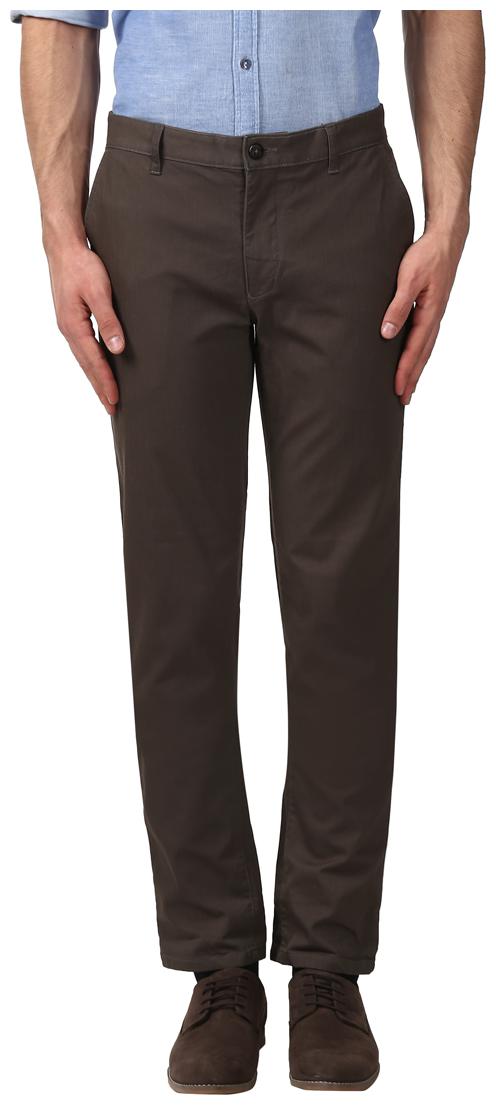 

Park Avenue Brown Low Rise Tapered Fit Trouser