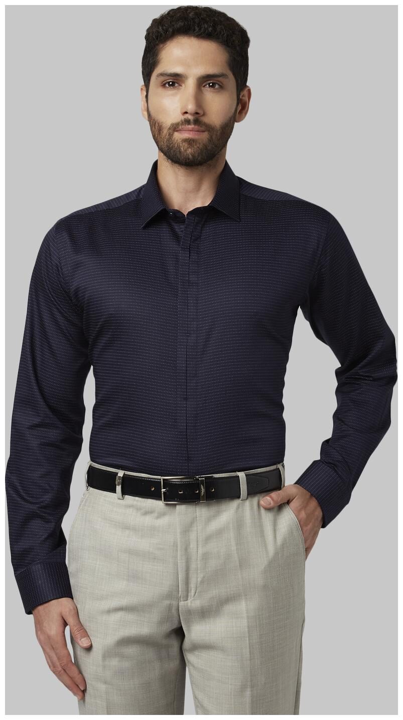 

Park Avenue Men Slim fit Formal Shirt - Blue
